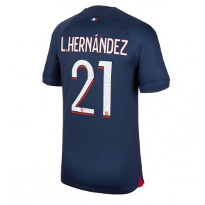 Paris Saint-Germain Lucas Hernandez #21 Domácí Dres 2023-24 Krátký Rukáv